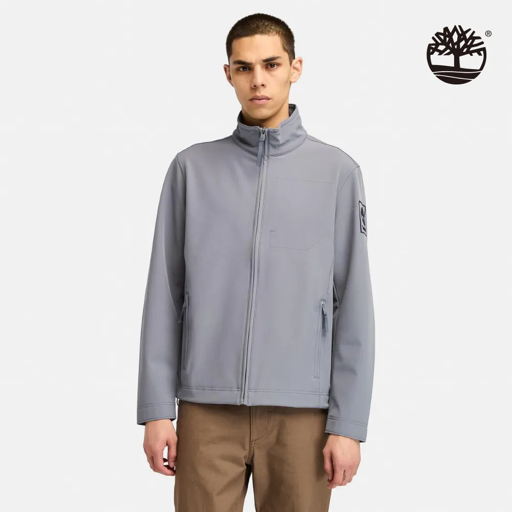 Timberland 男款藍灰色防潑水外套|A2GUS073 歷史價格詳細信息