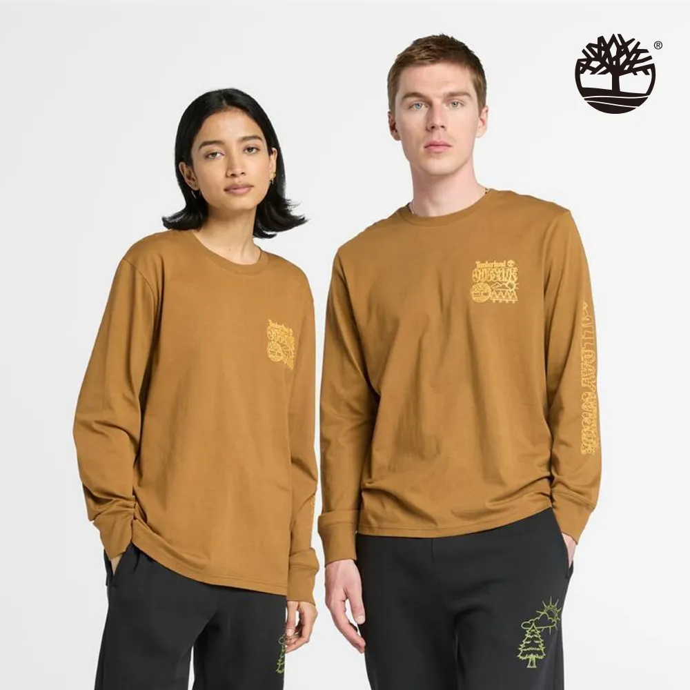 Timberland 中性綠色印花長袖T恤|A43E5EIN 歷史價格詳細信息