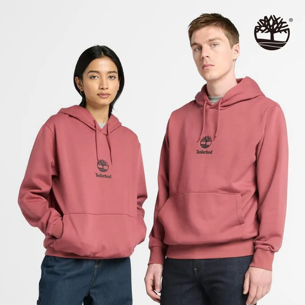 Timberland 中性暗紅色LOGO印花短袖T恤|A43C5EFU 歷史價格詳細信息