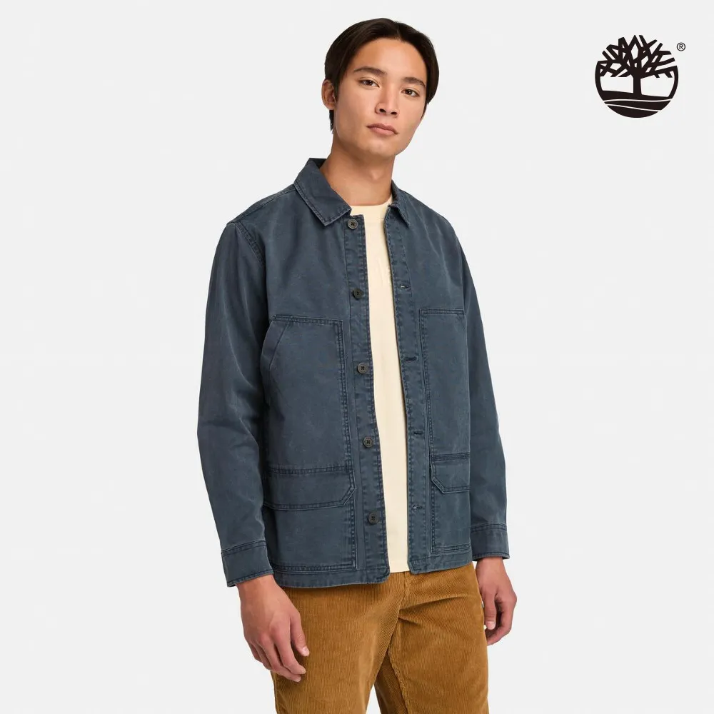 Timberland 男款深寶石藍長袖襯衫外套|A2JJR433 歷史價格詳細信息