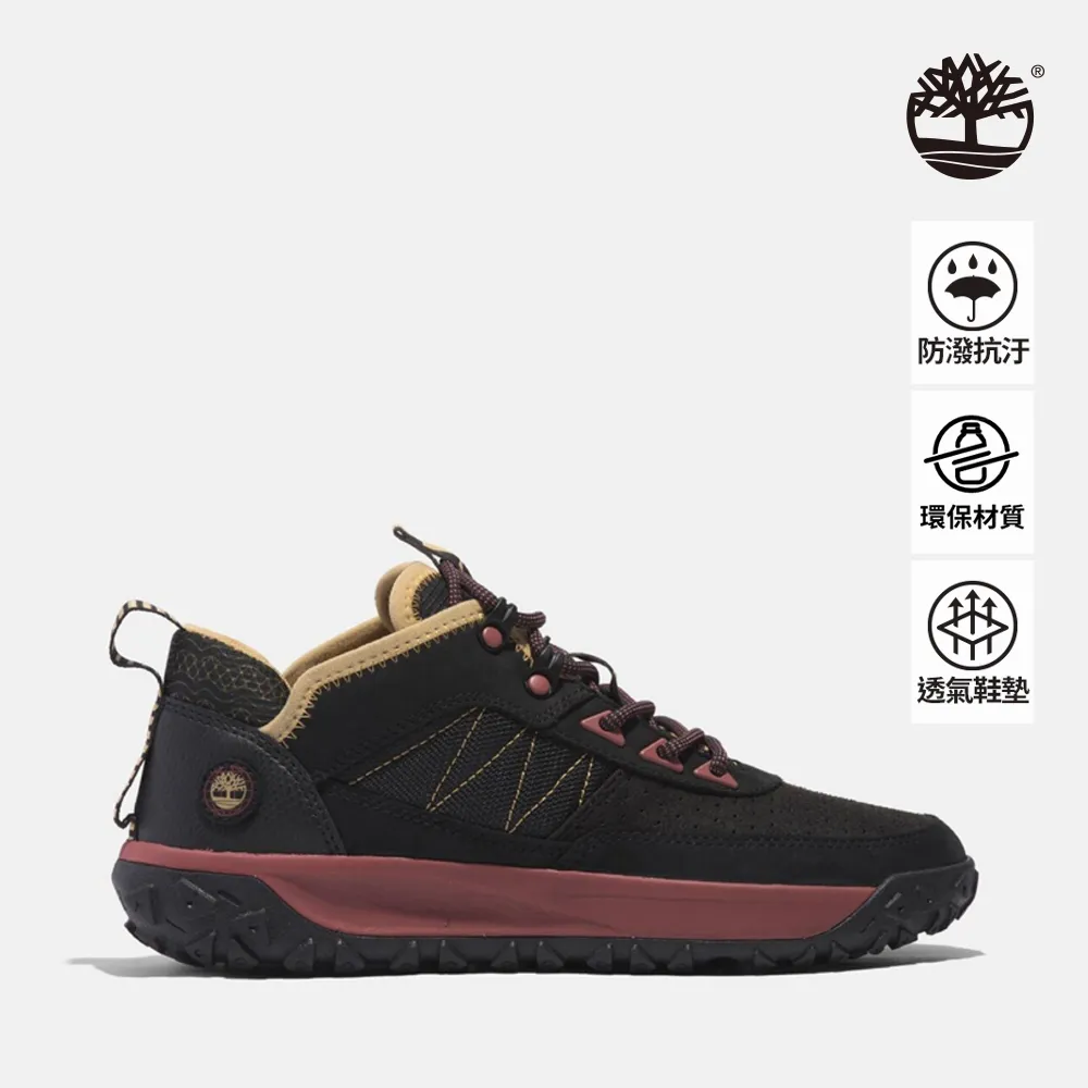 Timberland 女款黑色GreenStride™ Motion 6磨砂革防水健行鞋|A2MT9015 歷史價格詳細信息