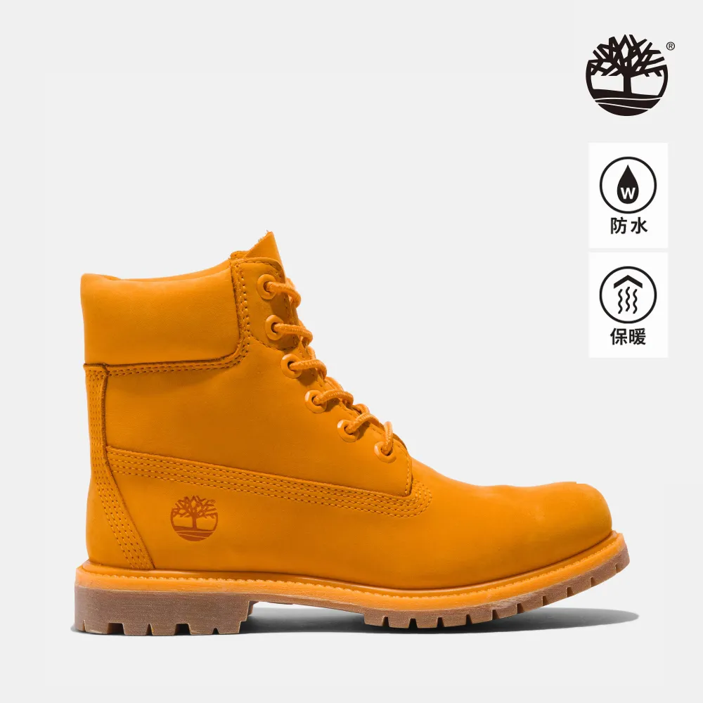 Timberland 女款橘色磨砂革50週年紀念款6吋防水靴|A4113804 歷史價格詳細信息