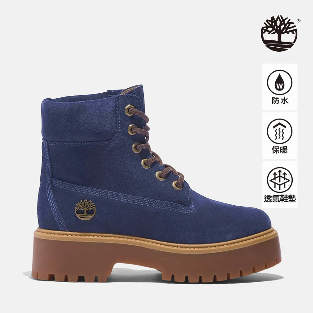 Timberland 女款深藍色 Stone Street 防水六吋靴|A62PVEP3 歷史價格詳細信息