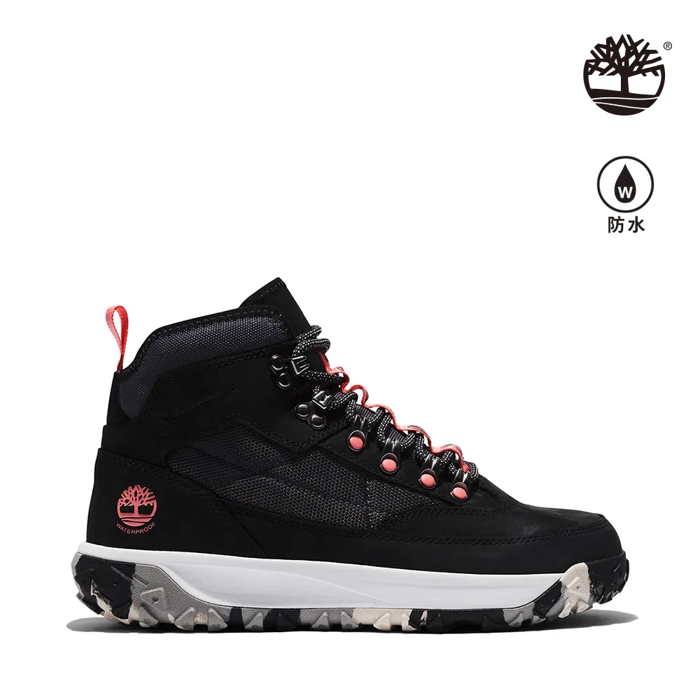 Timberland 女款黑色GreenStride™ Motion 6磨砂革防水健行鞋|A2MT9015 歷史價格詳細信息