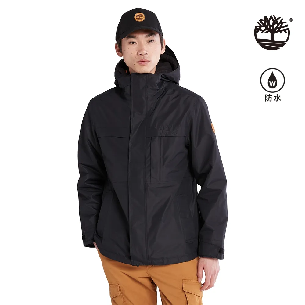 Timberland 男款黑色防水連帽夾克|A2EQT001 歷史價格詳細信息