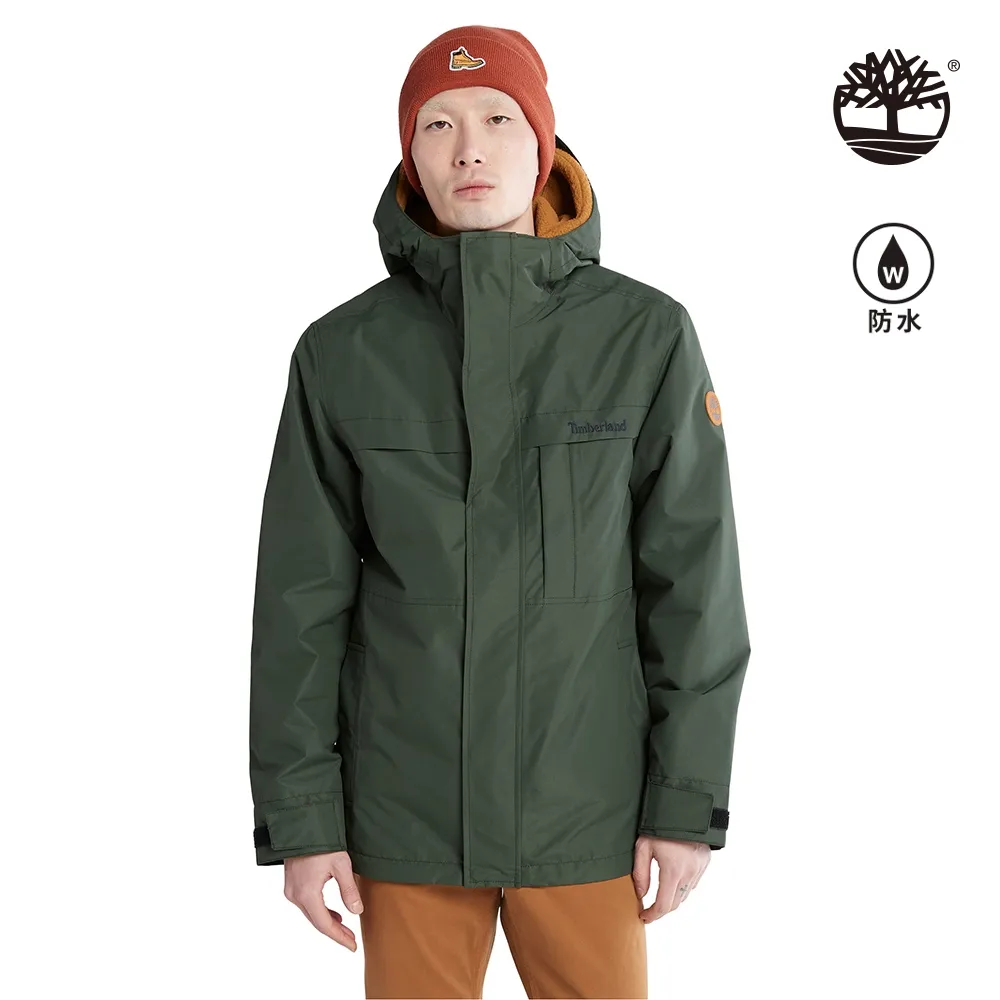 Timberland 男款深綠色連帽印花上衣|A289S302 歷史價格詳細信息