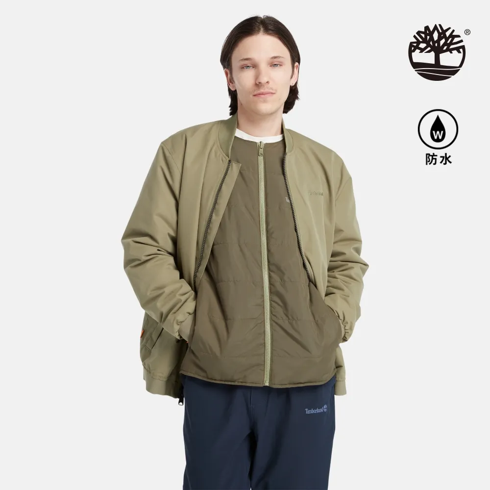 Timberland 女款灰綠色防水透氣連帽長袖外套|A6AD9590 歷史價格詳細信息