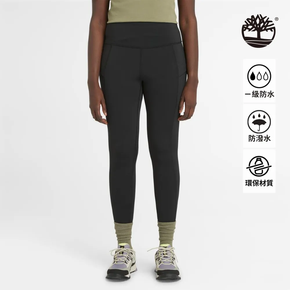 Timberland 女款黑色防潑水彈性休閒長褲|A61Q7001 歷史價格詳細信息