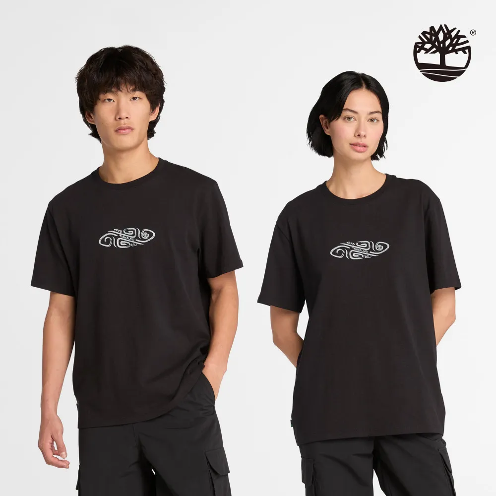 Timberland 中性黑色新年特別款圖案短袖 T 恤|A5TCQ001 歷史價格詳細信息