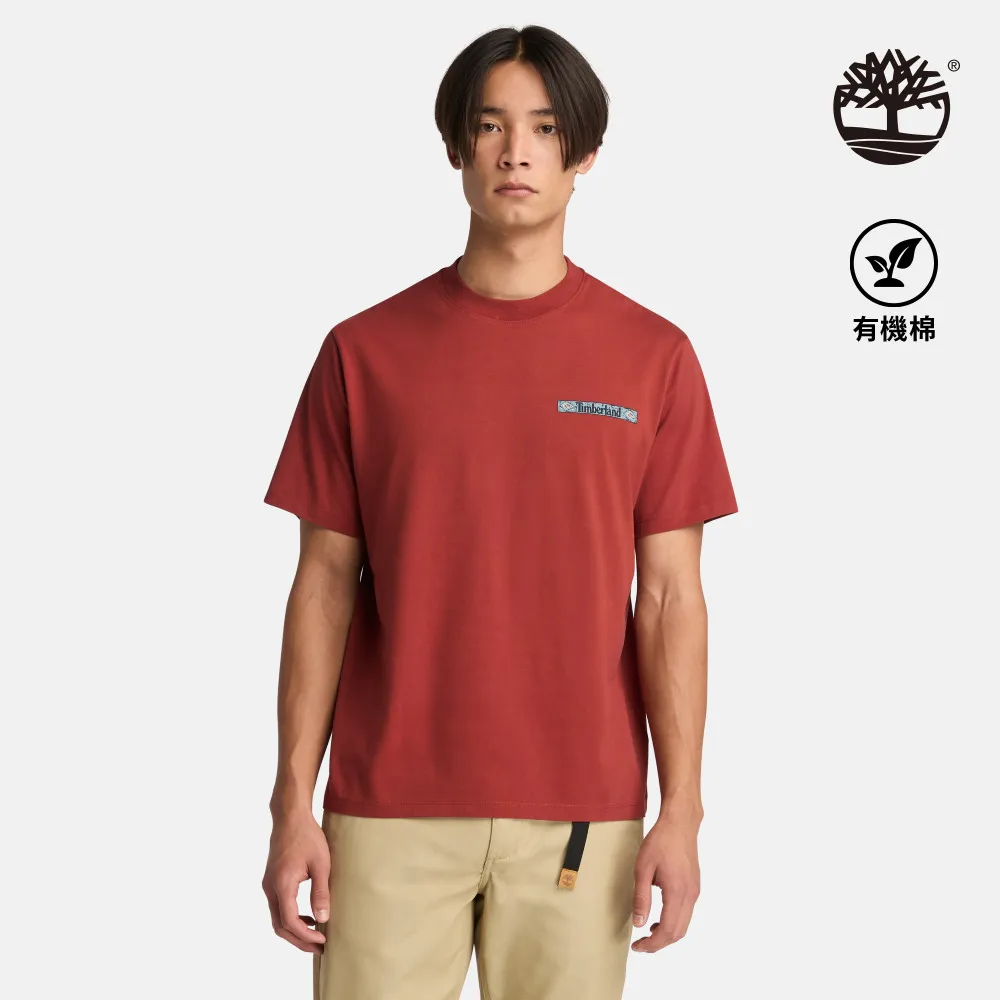 Timberland 男款暗紅色格紋府綢格紋長袖襯衫|A2AEJJ60 歷史價格詳細信息