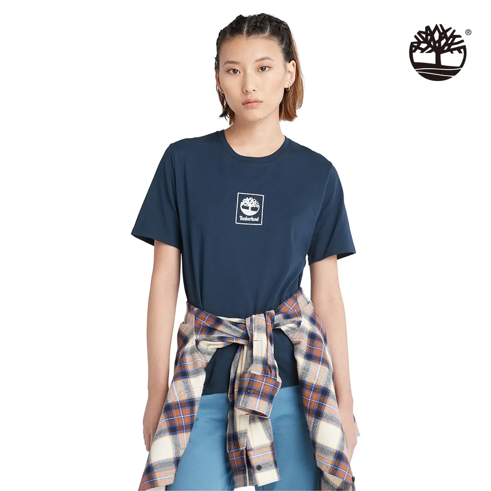 TIMBERLAND 品牌LOGO有機棉撞色短袖圓頂T恤 黑 A29RM-001 歷史價格詳細信息