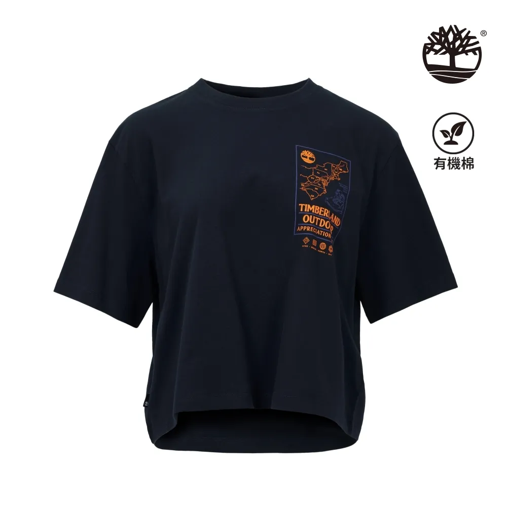 【Timberland】女款深寶石藍短版短袖T恤(A6HRD433) 歷史價格詳細信息