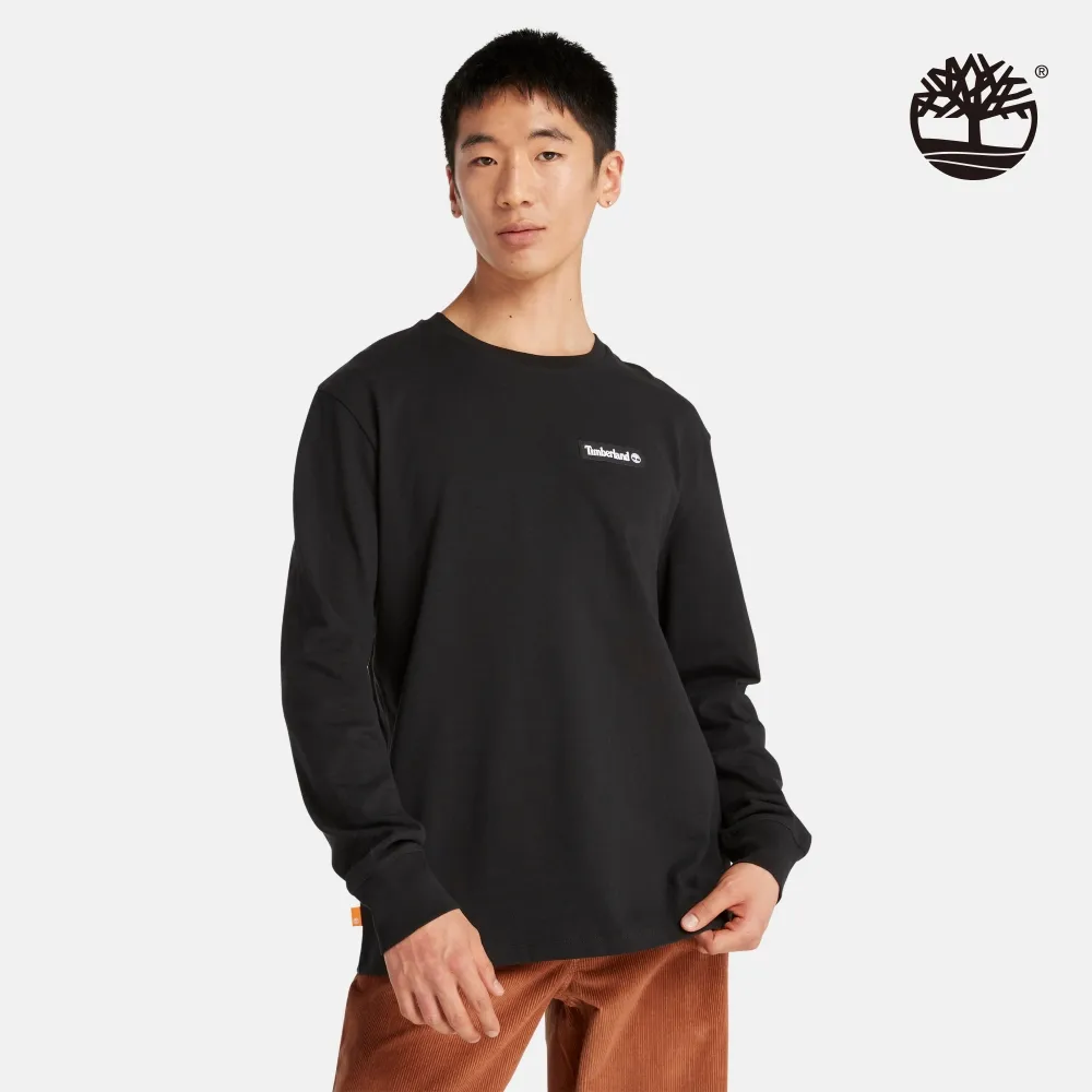 Timberland 中性黑色厚磅Logo有機棉短袖T恤|A26S7001 歷史價格詳細信息