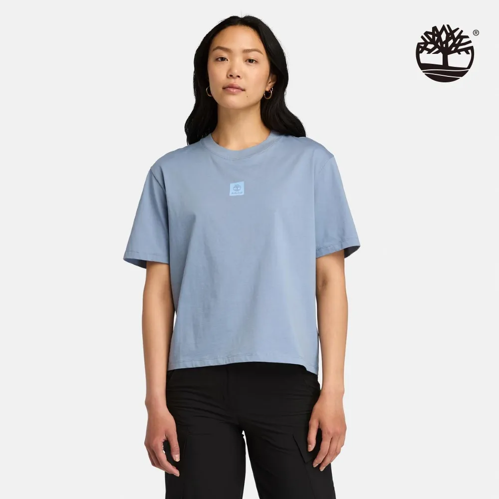Timberland 女款淡藍色休閒短袖T恤|A5RZXA42 歷史價格詳細信息