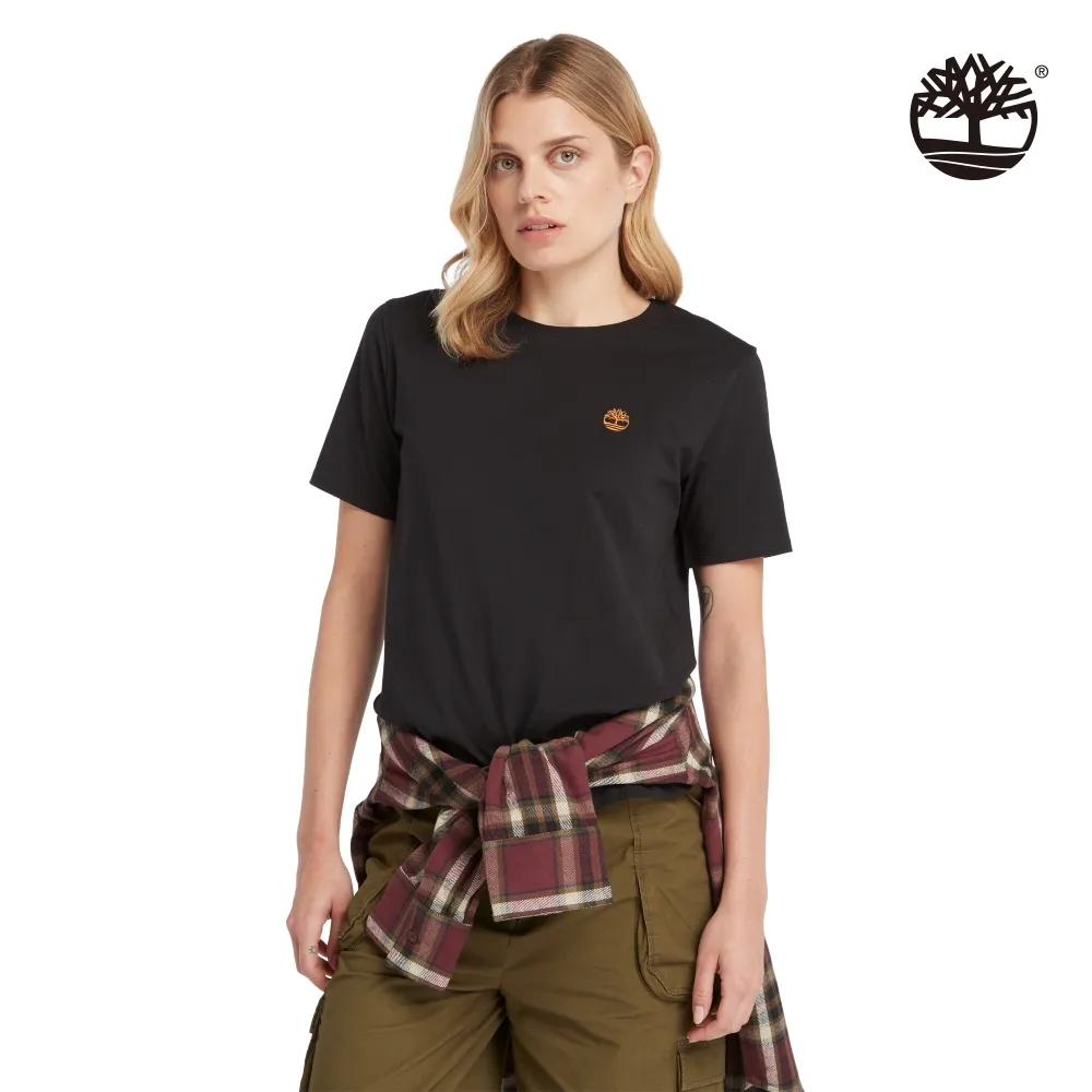 Timberland 女款黑色純棉簡約口袋短袖T恤|A6HNW001 歷史價格詳細信息