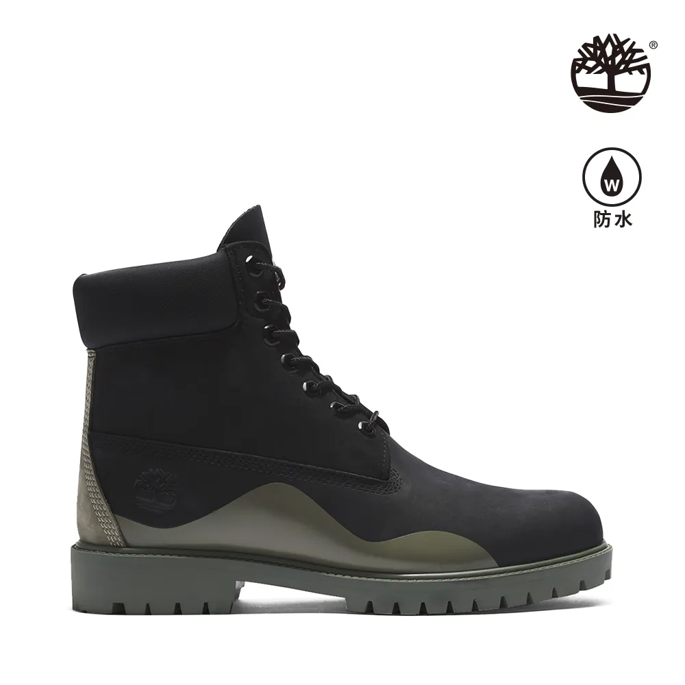 Timberland 男款黑色磨砂革防水休閒鞋|A2DSN001 歷史價格詳細信息