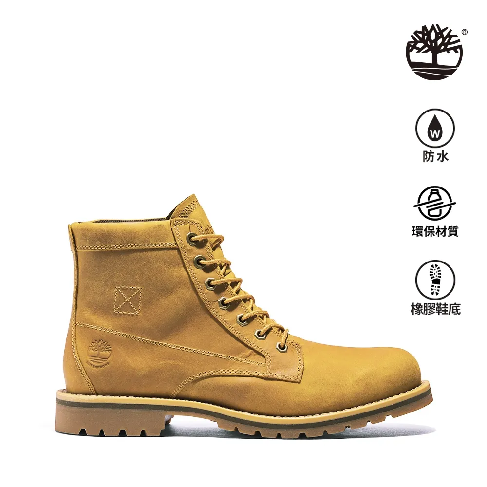 【Timberland】男款小麥色皮革緩震Redwood Falls防水靴(A44HN231) 歷史價格詳細信息