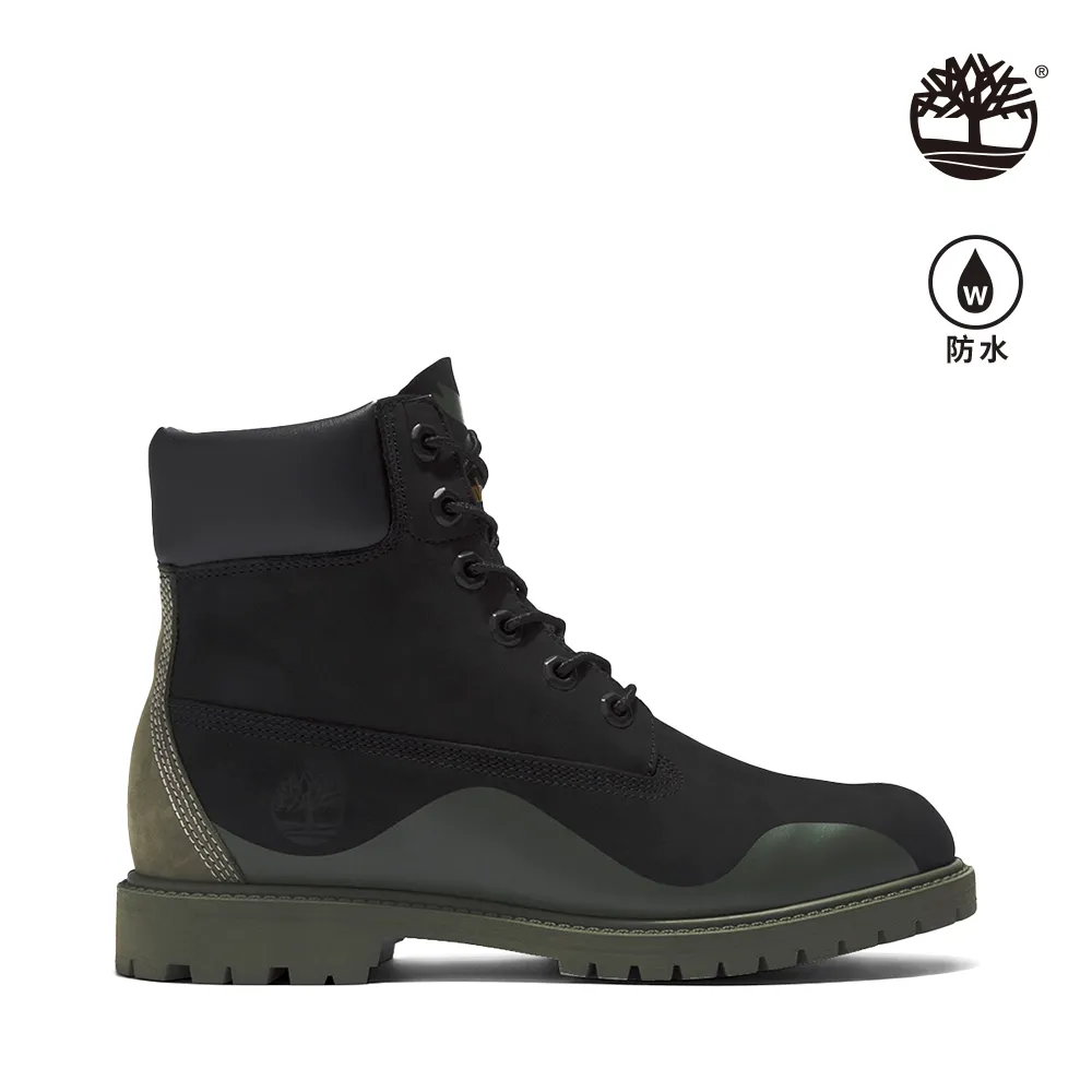 Timberland 男款黑色磨砂革防水6吋靴|A5UYW001 歷史價格詳細信息
