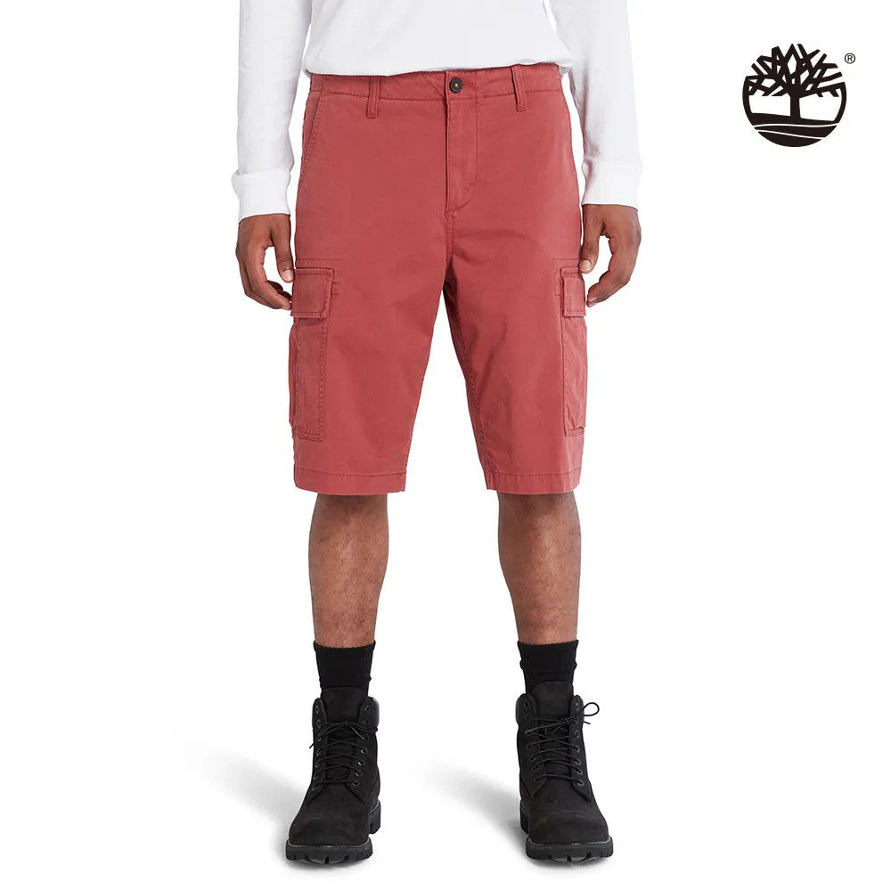 Timberland 男款醬紅色有機棉刺繡LOGO短袖POLO衫 |A62T5DH9 歷史價格詳細信息