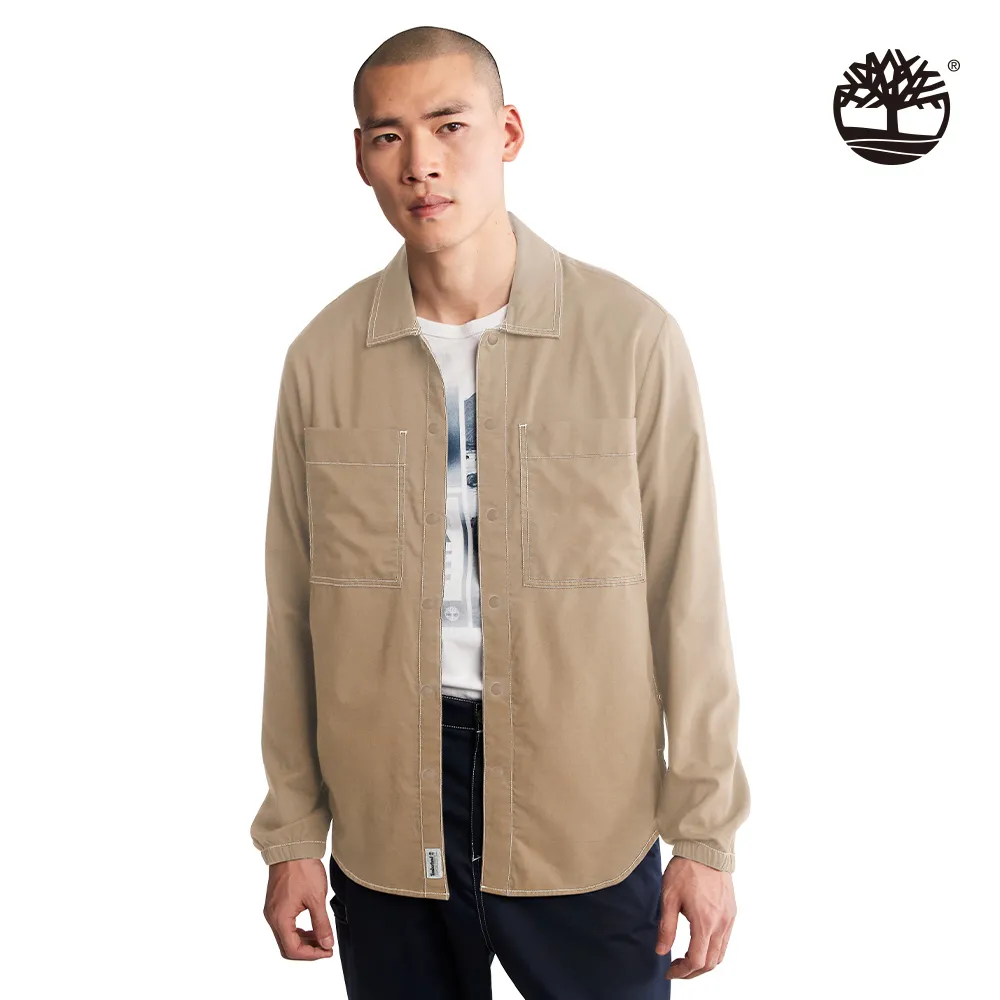 Timberland 男款淺泥土修身彈性斜紋慢跑長褲|A2BZW269 歷史價格詳細信息