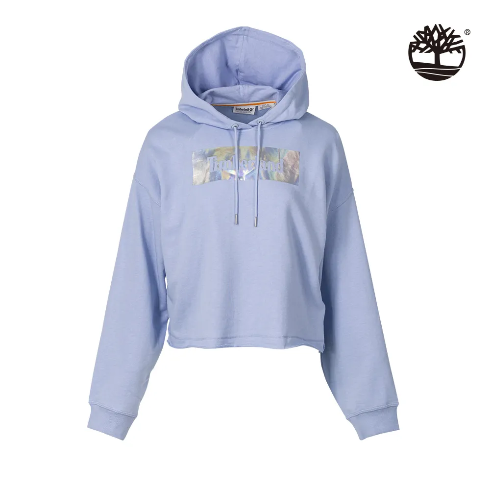 Timberland 女款藍色有機棉鑽石珍珠連帽上衣|A25FZBZ7 歷史價格詳細信息