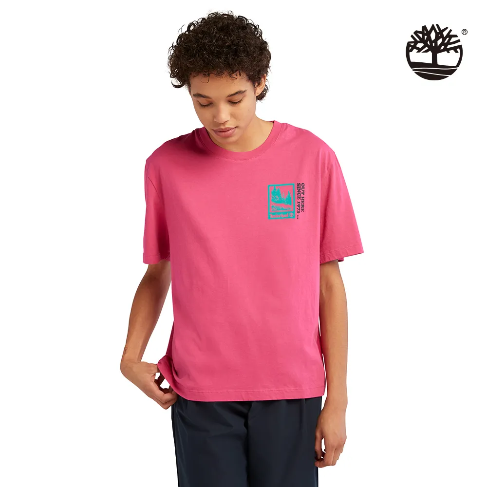 Timberland 男款醬紅色有機棉刺繡LOGO短袖POLO衫 |A62T5DH9 歷史價格詳細信息