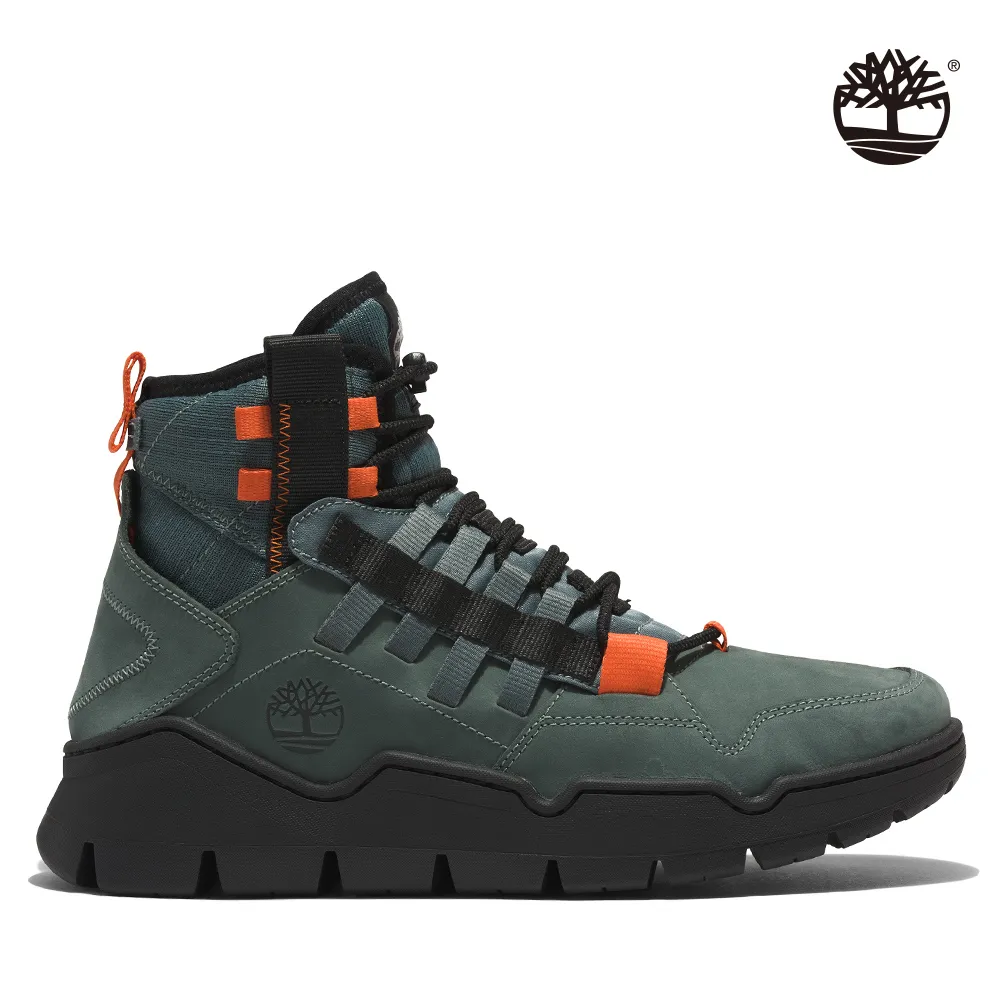 Timberland 中性綠色靴子圖案圓領上衣|A661BEIN 歷史價格詳細信息