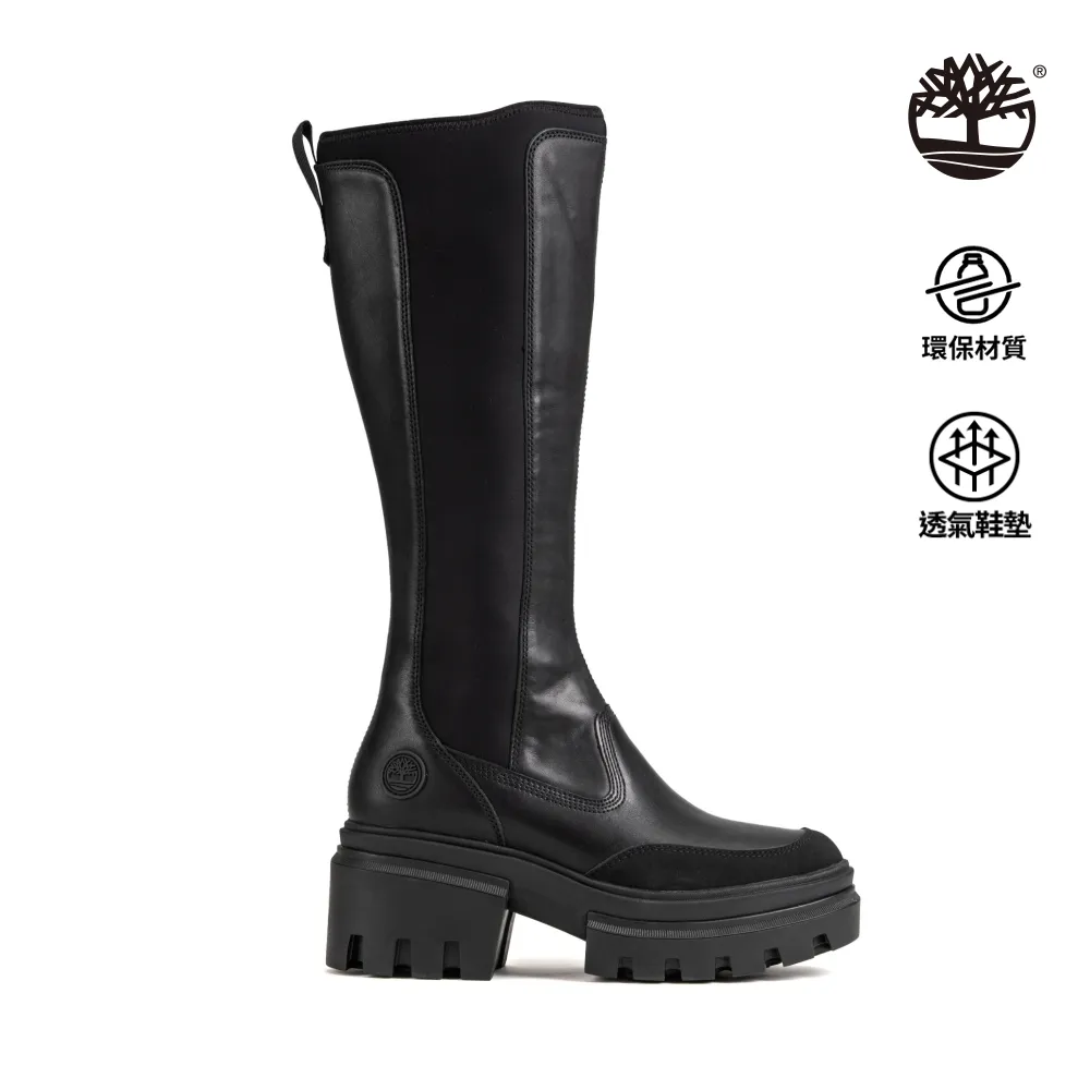 Timberland 女款黑色皮革高筒休閒鞋|A2A7ZW05 歷史價格詳細信息