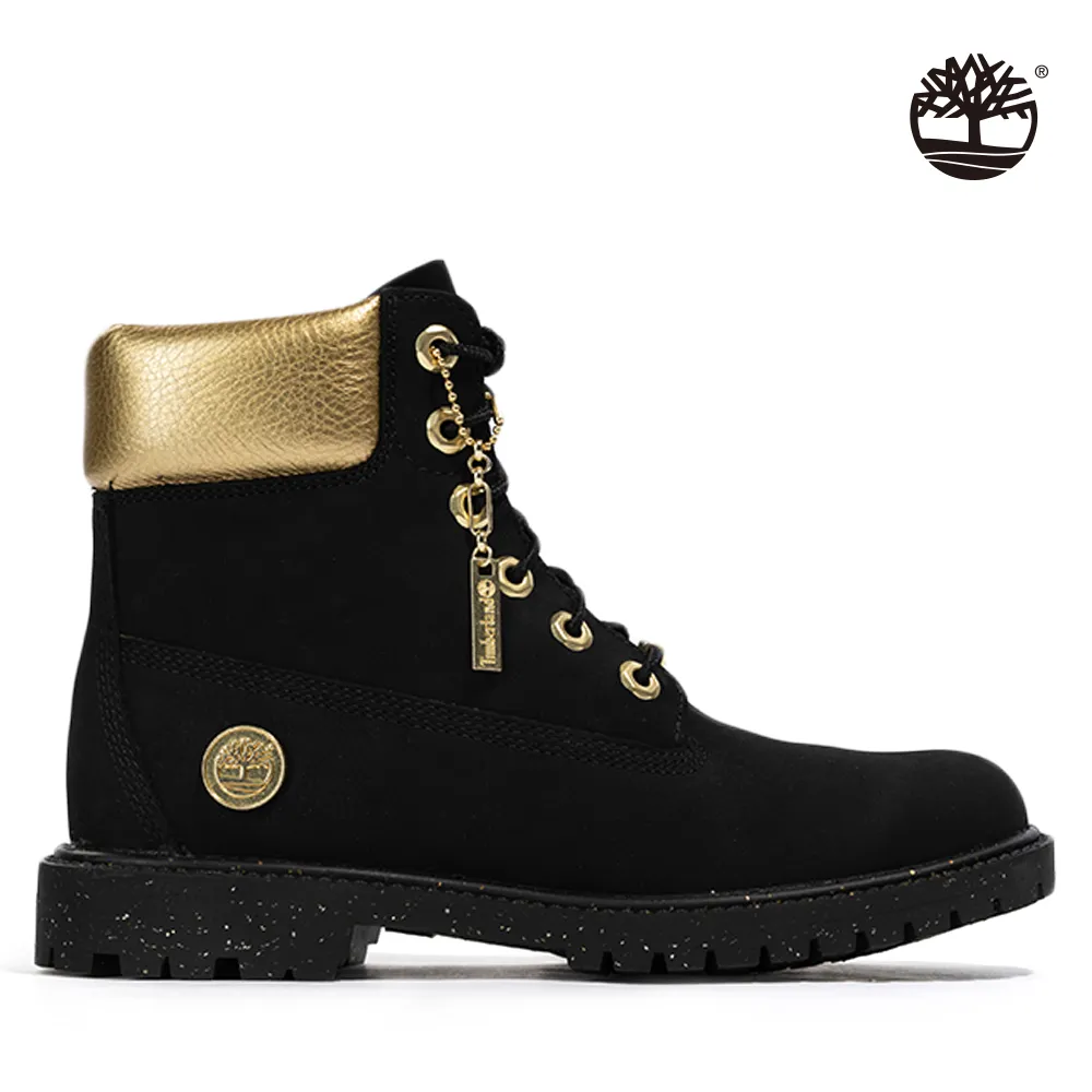 Timberland 女款黑色磨砂革Timberland Heritage保暖防水6吋靴|A5M74001 歷史價格詳細信息