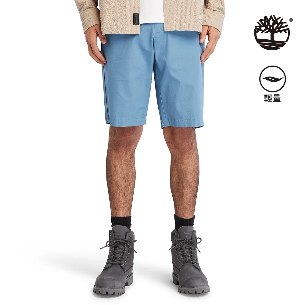 Timberland 男款海軍藍彈力府綢卡其短褲|A2DFDDJ5 歷史價格詳細信息