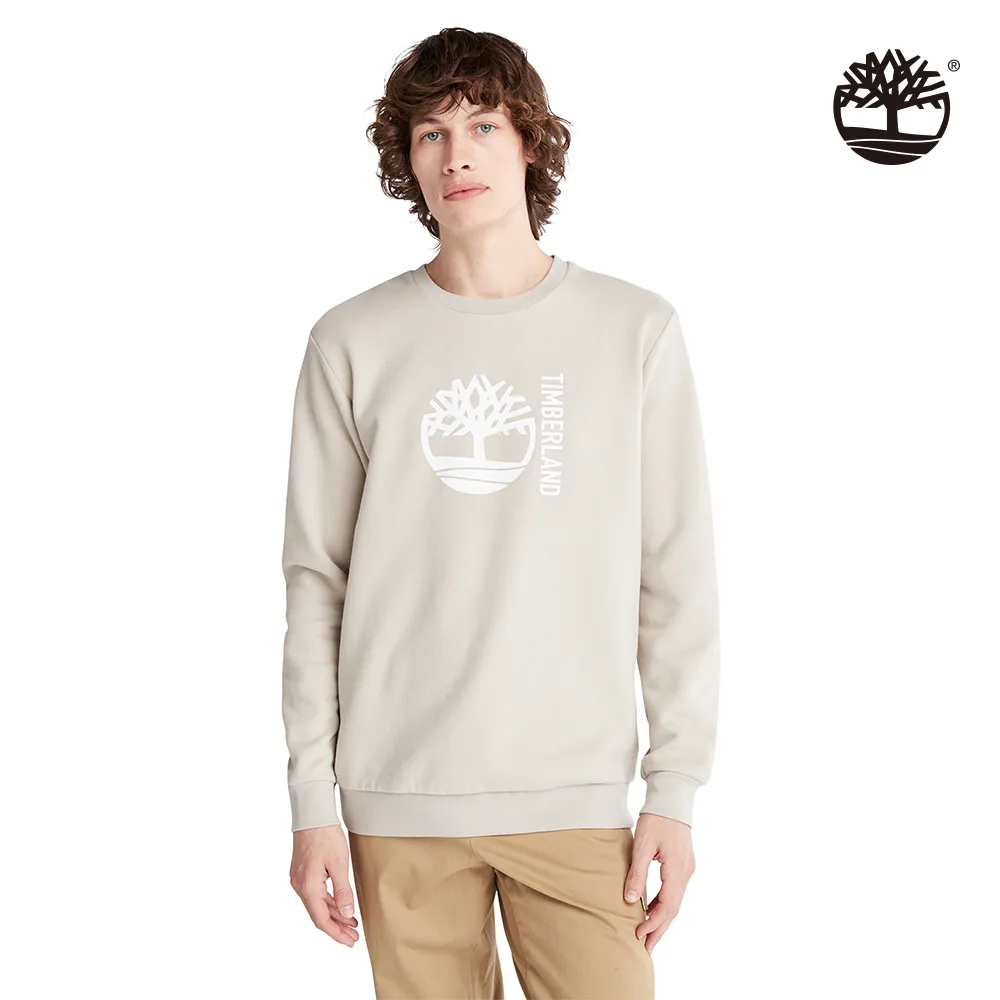 Timberland 男款島嶼化石灰有機棉單袖印花寬鬆厚磅長袖上衣|A5VJSCY2 歷史價格詳細信息