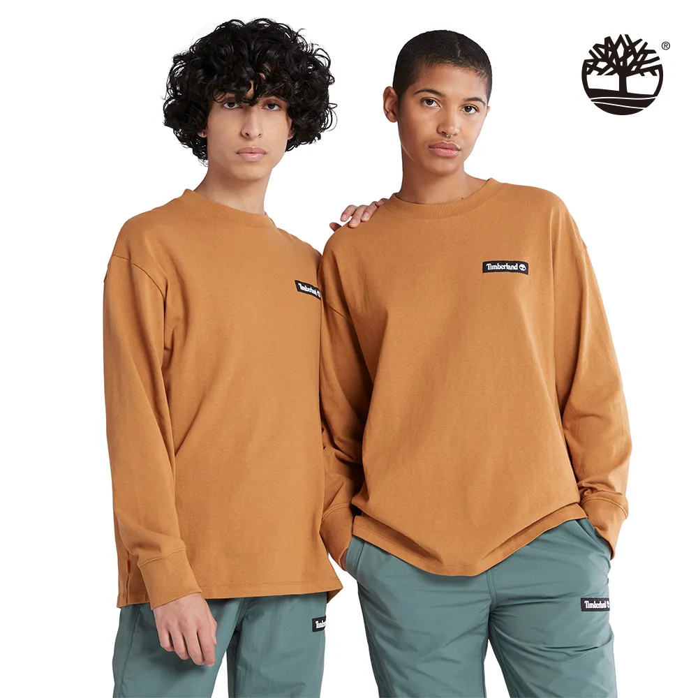 Timberland 中性小麥色有機棉經緯度印花連帽上衣|A5UF5P47 歷史價格詳細信息