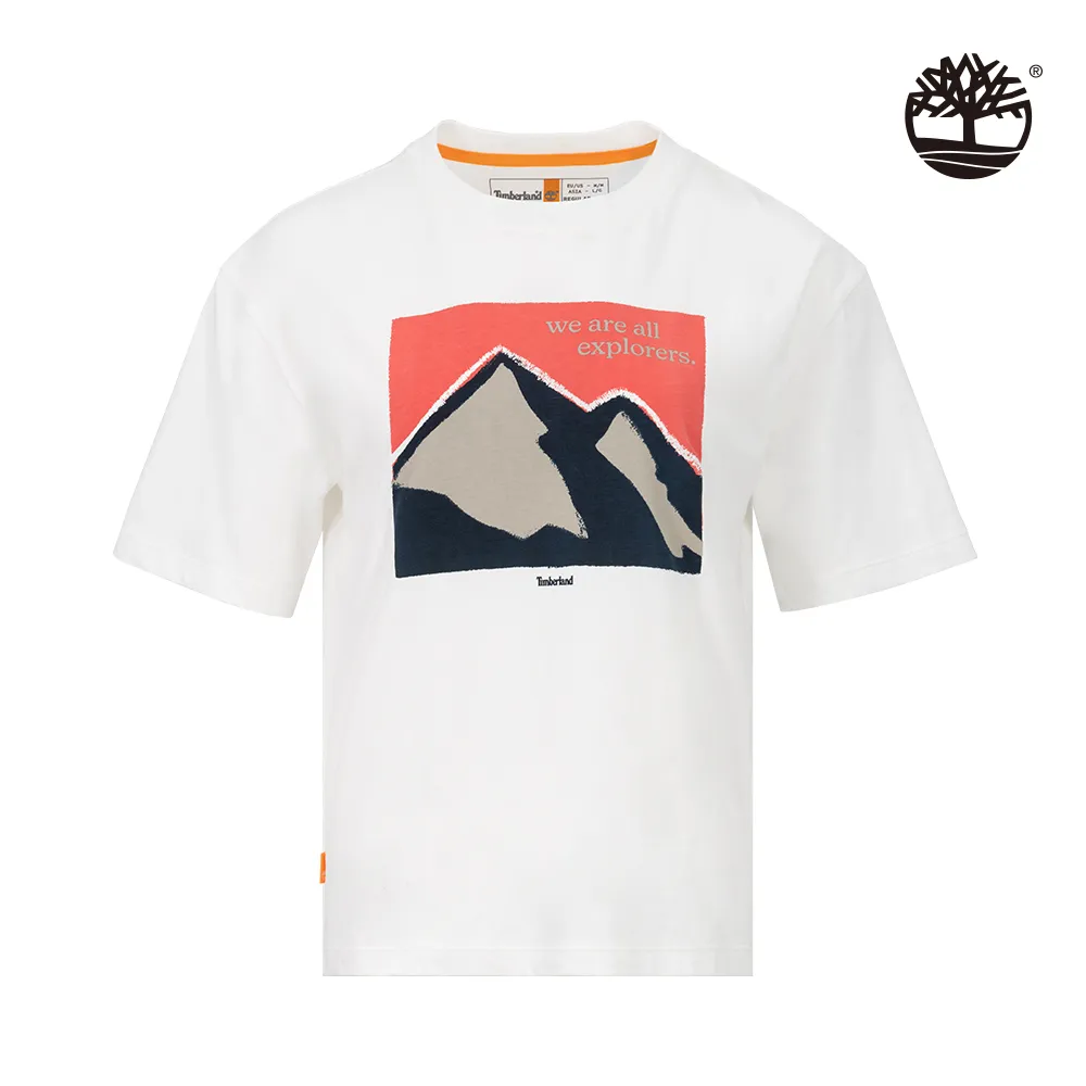 Timberland 女款白色短袖T恤|A6AQ9100 歷史價格詳細信息