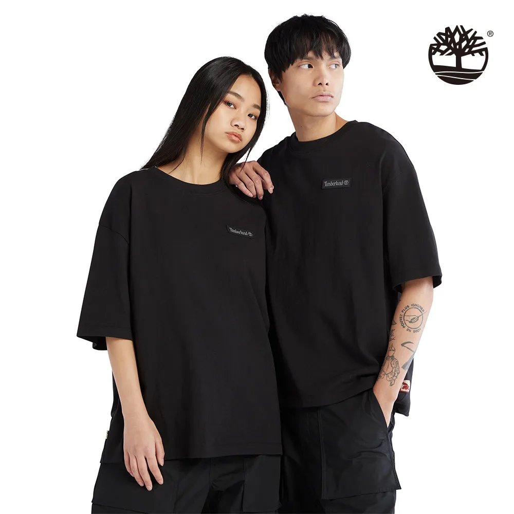 Timberland 男款黑色有機棉背後迷彩Logo短袖T恤|A5VN9001 歷史價格詳細信息