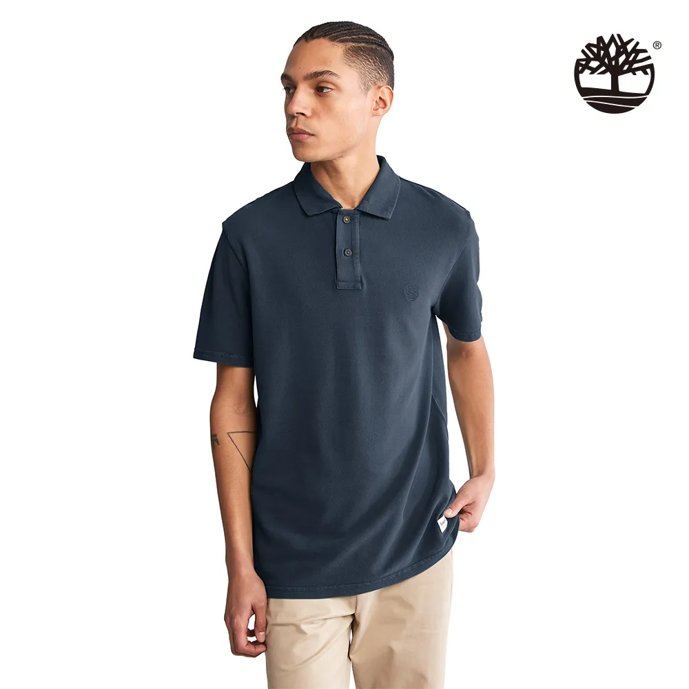 Timberland 男款深藍色短袖POLO衫|A6RB1475 歷史價格詳細信息