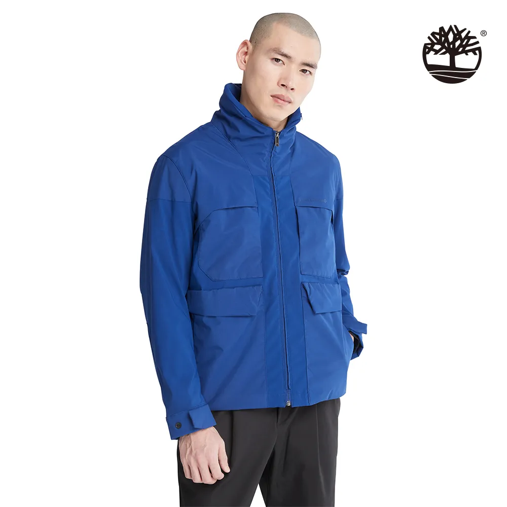 Timberland 男款藍色拼接OUTLAST科技機能長袖襯衫|A26EMCP5 歷史價格詳細信息