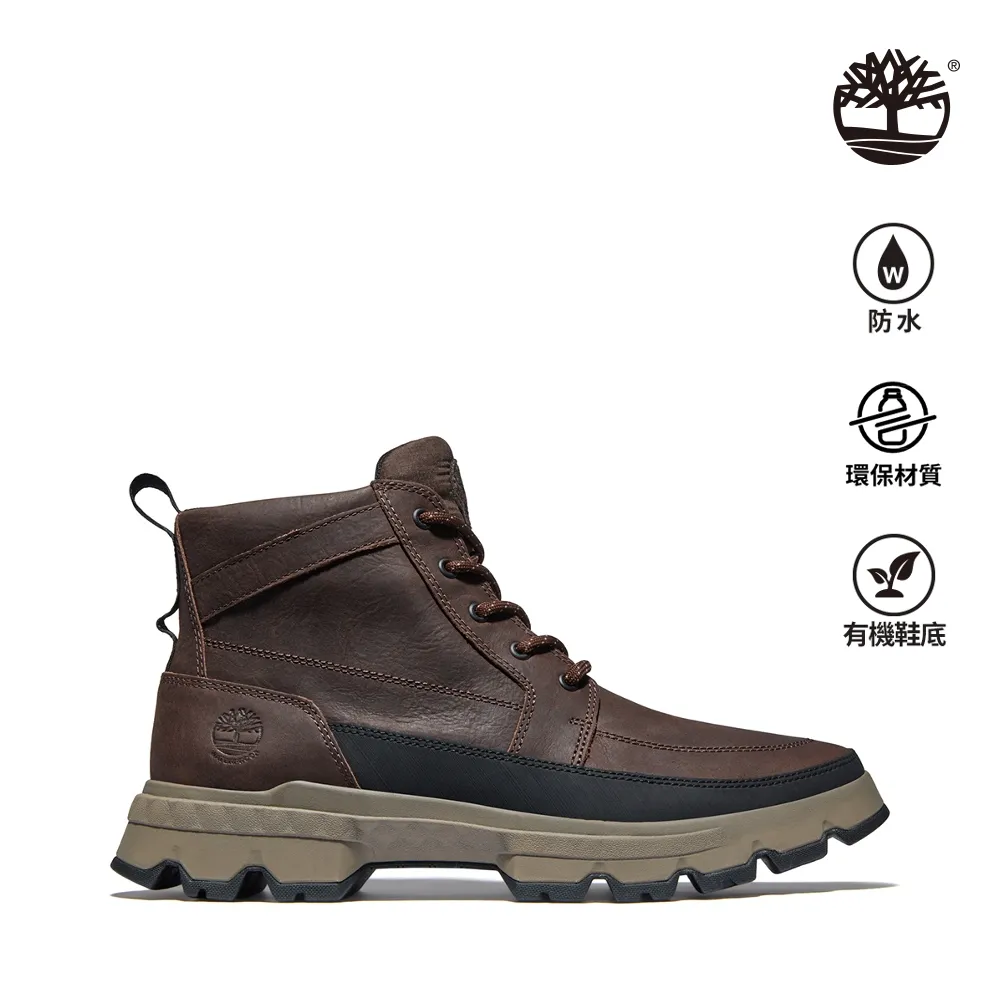 Timberland 男款深棕色全粒面皮革 GORE-TEX 中筒防水靴|A61QH931 歷史價格詳細信息