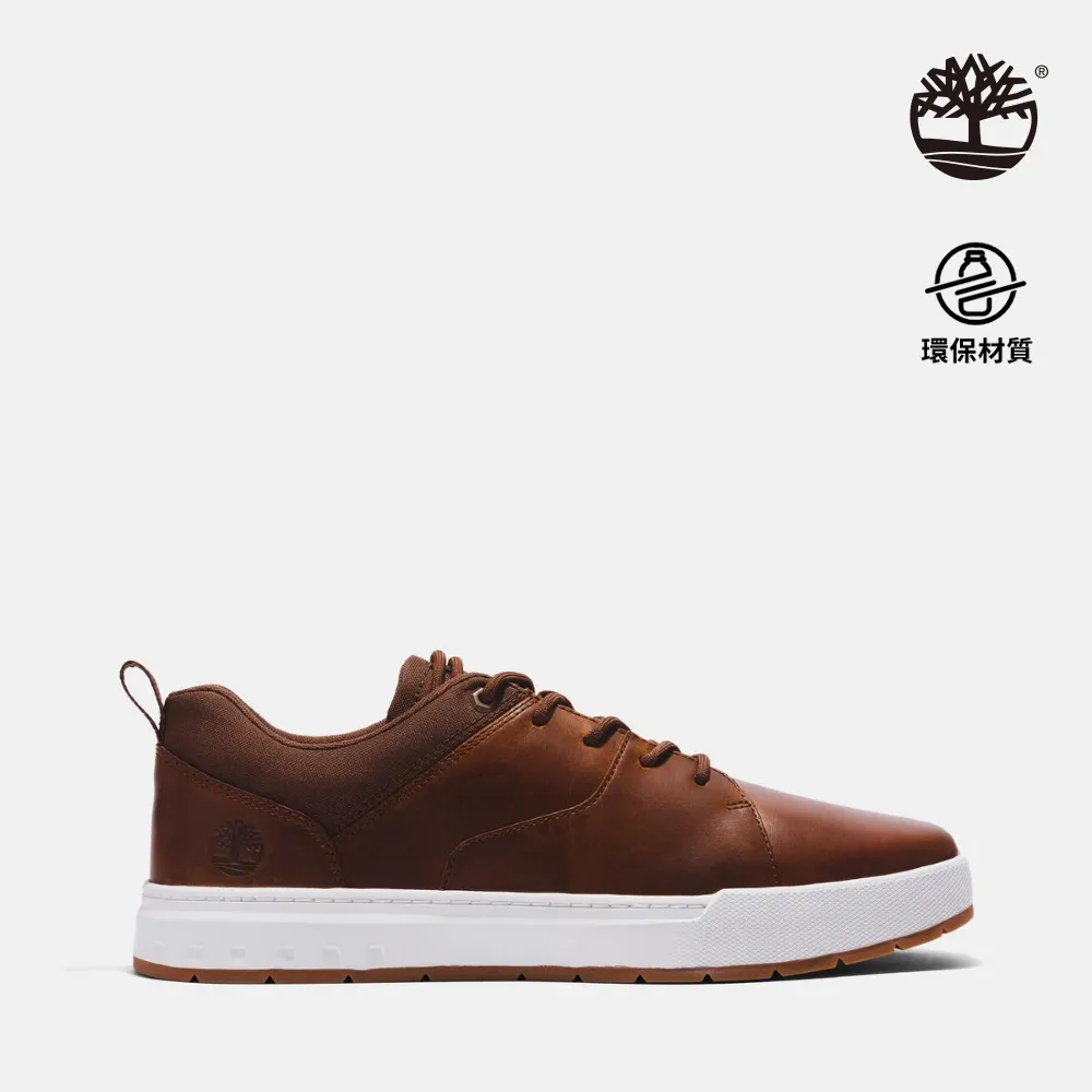 Timberland 男款棕色全粒面皮革Maple Grove休閒鞋|A5Z1S358 歷史價格詳細信息