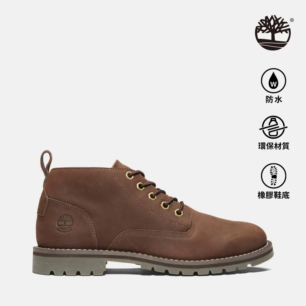 Timberland 男款深棕色防水中筒休閒靴|A6A81W01 歷史價格詳細信息
