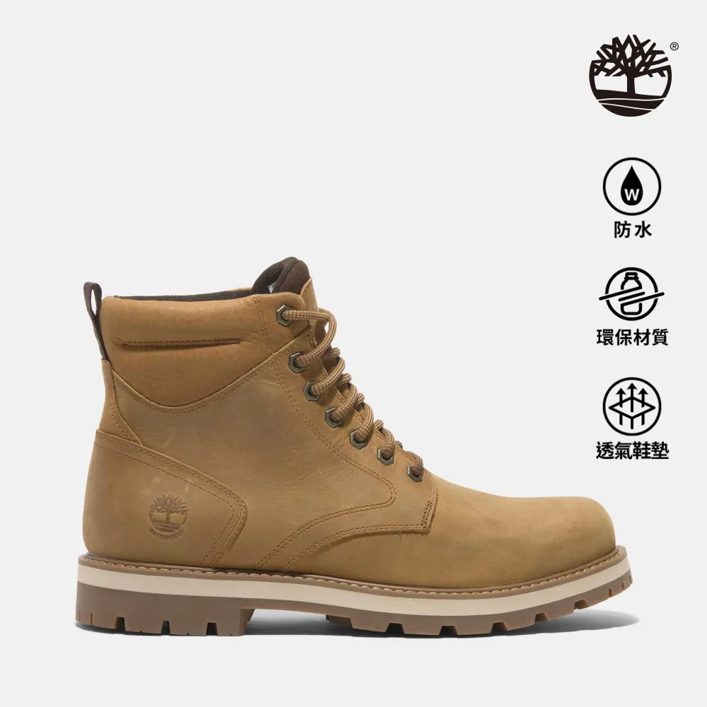Timberland 男款小麥色防水休閒中筒靴|A69UHEN1 歷史價格詳細信息