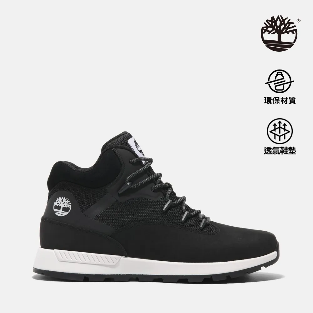Timberland 男款黑色休閒中筒鞋|A1OI5001 歷史價格詳細信息