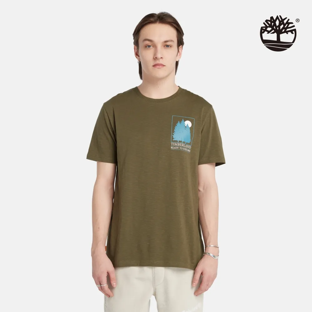 Timberland 男款綠色吸濕排汗短袖Polo衫|A2ND5EFO 歷史價格詳細信息