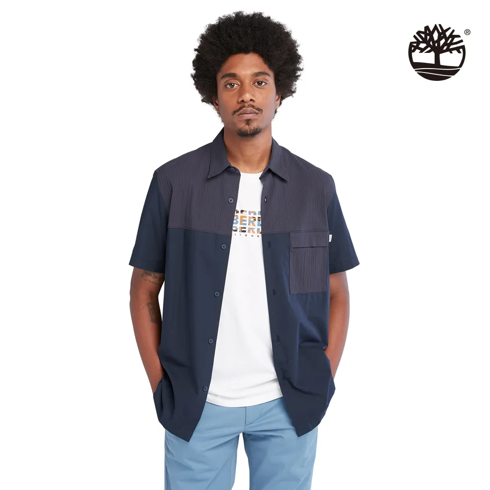 【Timberland】男款深藍色口袋襯衫(A661W433) 歷史價格詳細信息