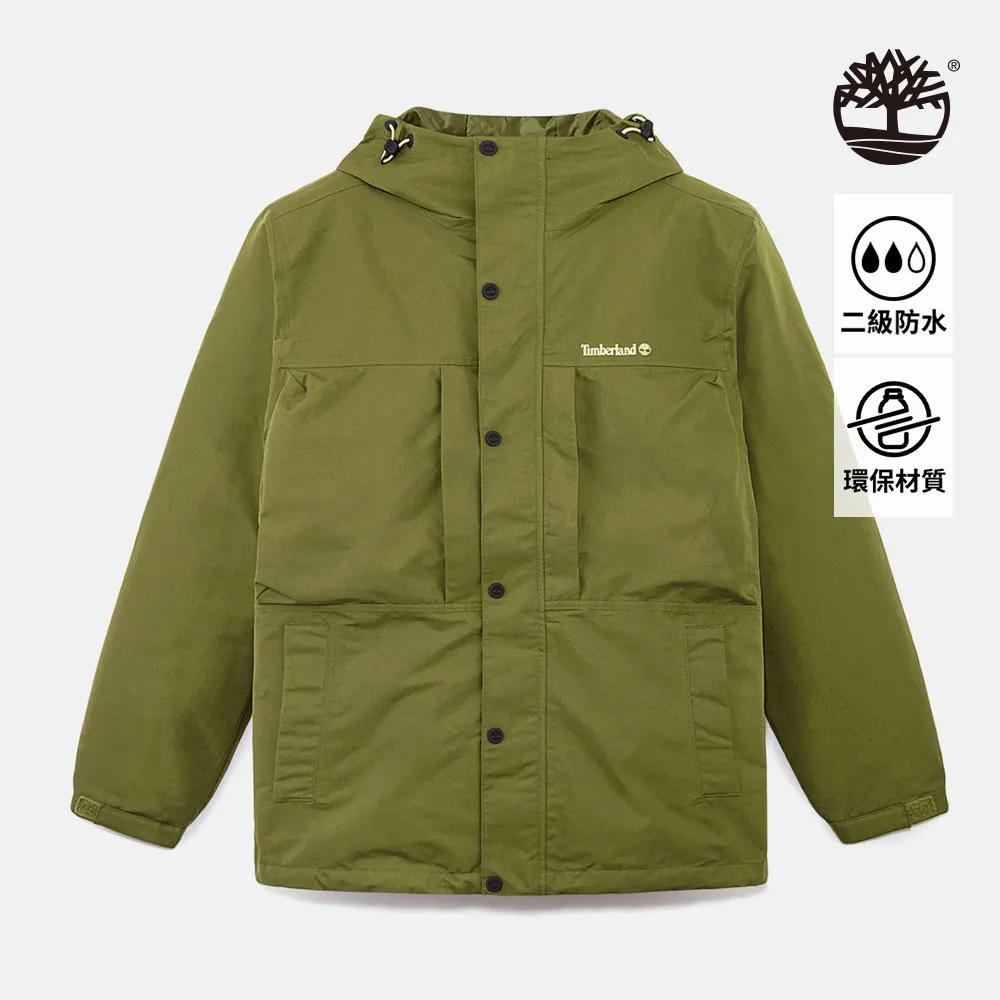Timberland 男款綠色防潑水外套|A41GBV46 歷史價格詳細信息