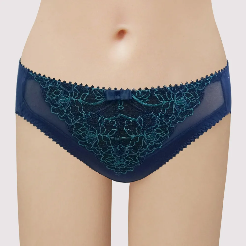 【曼黛瑪璉】法式香吻無襯  低腰三角萊克內褲(千葉紅) 歷史價格詳細信息