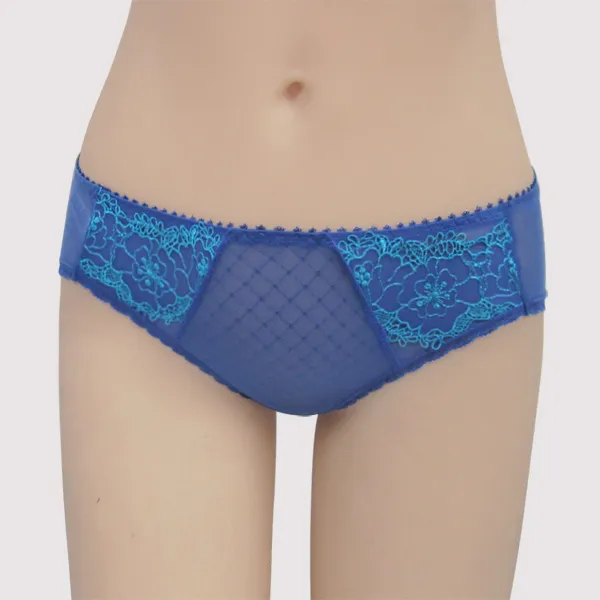 【曼黛瑪璉】法式香吻無襯  低腰三角萊克內褲(千葉紅) 歷史價格詳細信息