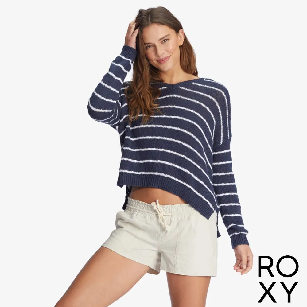 ROXY - SANDY BAY BEACH STRIPE 長袖針織衫 海軍藍 女裝 歷史價格詳細信息