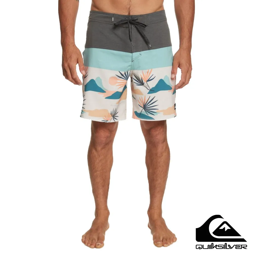 QUIKSILVER - SURFSILK PANEL 男款 衝浪褲 18吋 白色-32 男泳裝 短褲 歷史價格詳細信息