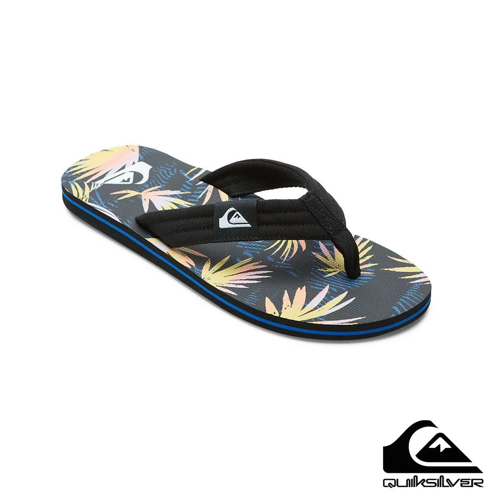 QUIKSILVER - MOLOKAI ECLIPSED DELUXE 男款 夾腳拖 黑灰 歷史價格詳細信息