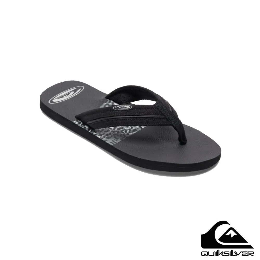 QUIKSILVER - MOLOKAI ECLIPSED DELUXE 男款 夾腳拖 黑灰 歷史價格詳細信息